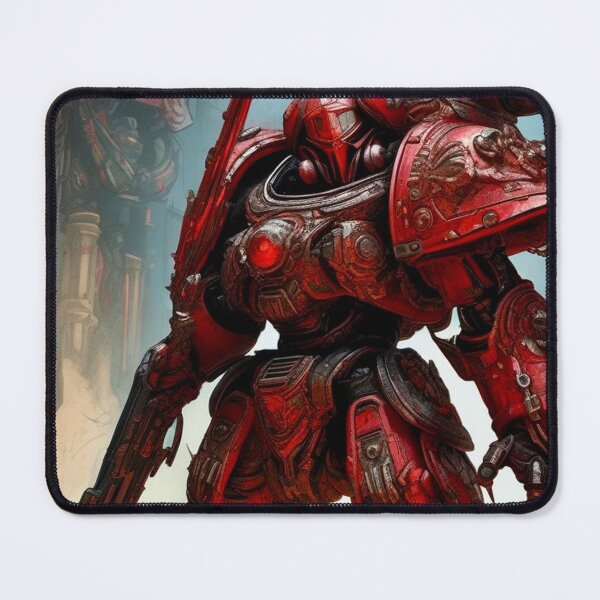 Item preview, Demon Red Space Marine - Sci Fi Art concept designed and sold by Delerat7.