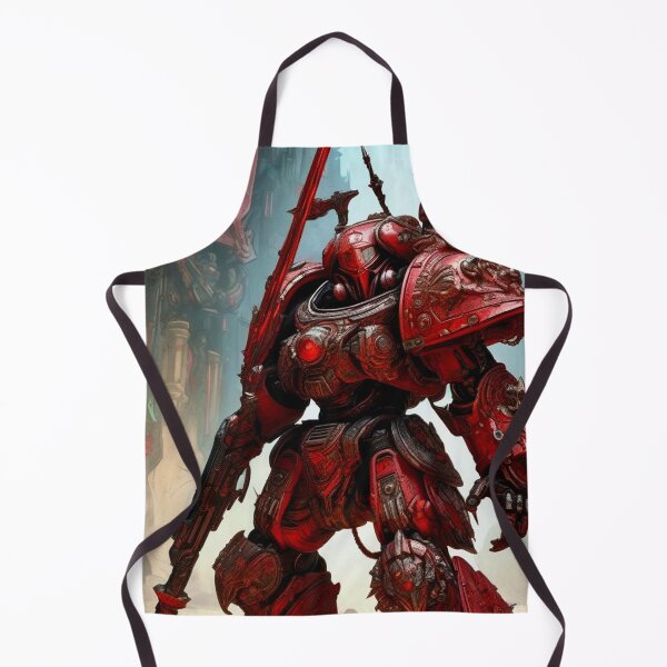 Item preview, Demon Red Space Marine - Sci Fi Art concept designed and sold by Delerat7.