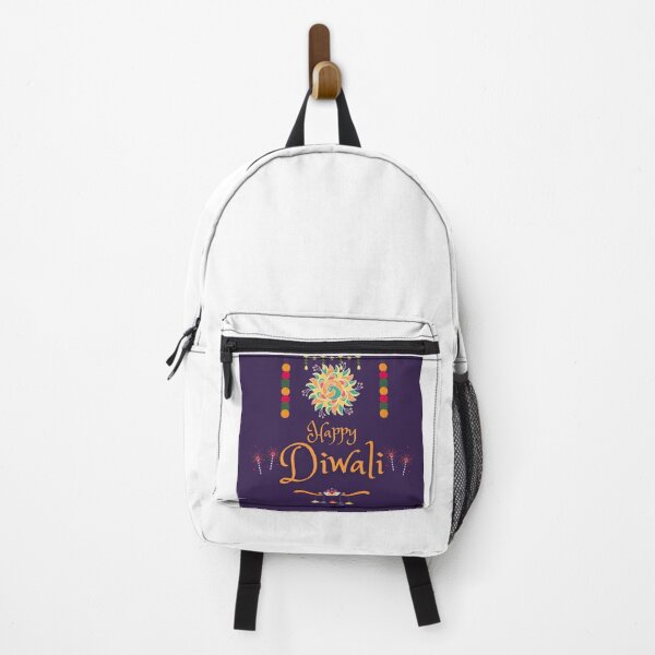 Item preview, Happy Diwali Sticker | Colorful Festive Diya & Fireworks Design designed and sold by NewIndianProducts.