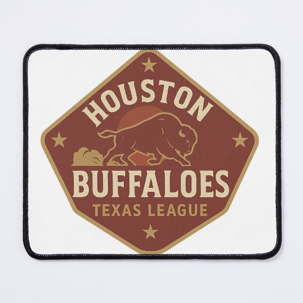 Item preview, Houston Buffaloes – Texas League Baseball Team (Vintage Logo) designed and sold by BackstopAndCo.