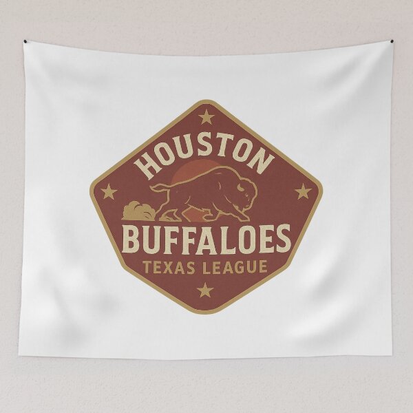 Item preview, Houston Buffaloes – Texas League Baseball Team (Vintage Logo) designed and sold by BackstopAndCo.