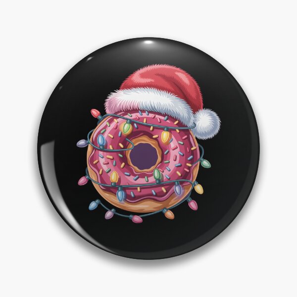 Item preview, Donut Lover Christmas Lights Santa Hat Xmas Kids Women Men  designed and sold by clothesy7.