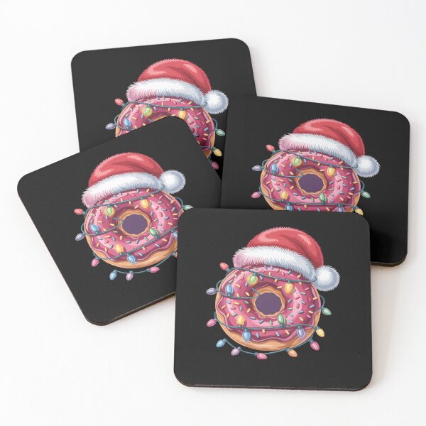 Item preview, Donut Lover Christmas Lights Santa Hat Xmas Kids Women Men  designed and sold by clothesy7.