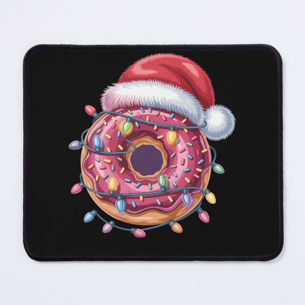 Item preview, Donut Lover Christmas Lights Santa Hat Xmas Kids Women Men designed and sold by clothesy7.