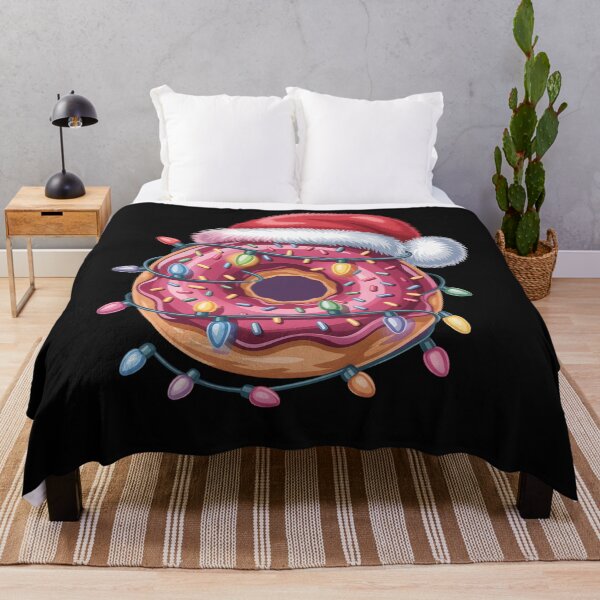 Item preview, Donut Lover Christmas Lights Santa Hat Xmas Kids Women Men  designed and sold by clothesy7.