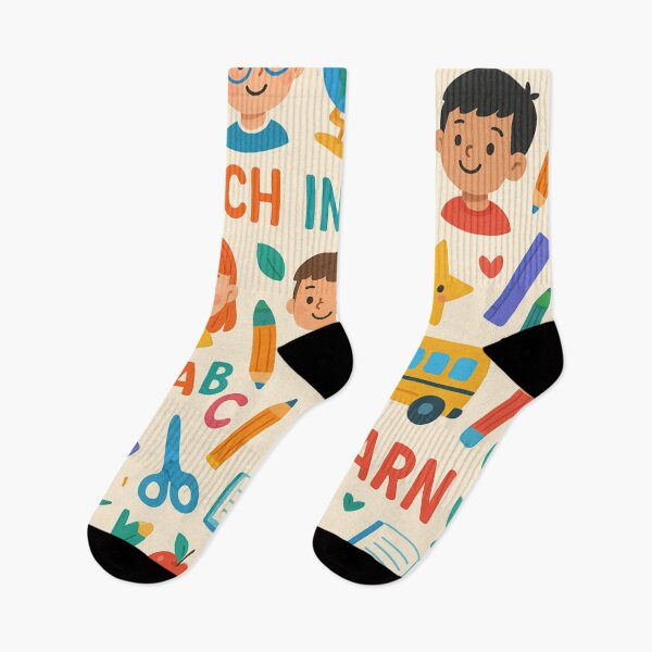 Item preview, Fun & Colorful Elementary Teacher All-Over Print designed and sold by getpressedshirt.