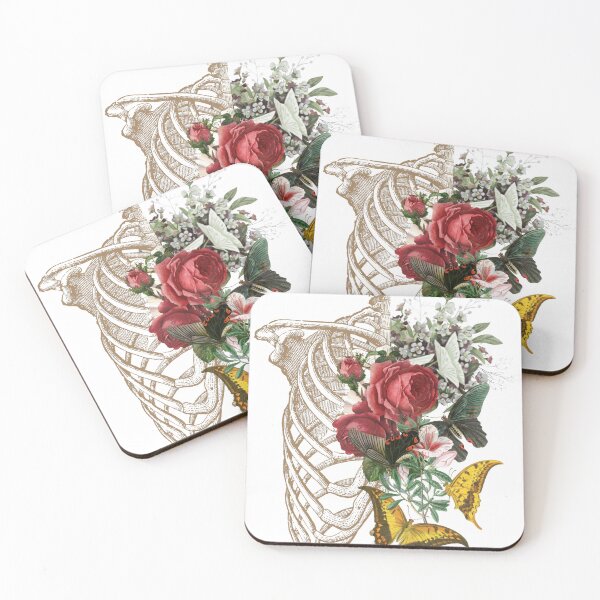 Item preview, Chest Bones and Wild Flowers- Skeleton designed and sold by Bohemian Life.