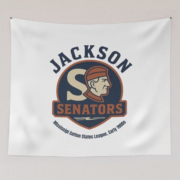 Item preview, Jackson Senators – Mississippi Baseball Team (Early 1900s Vintage Logo) designed and sold by BackstopAndCo.