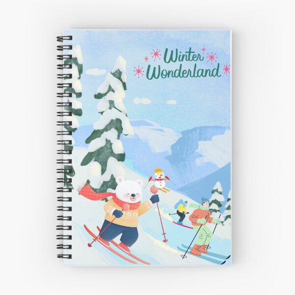 Item preview, Winter Wonderland Sking Bear  designed and sold by lumar23.