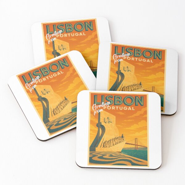 Item preview, Greetings from LISBON - Padrão dos Descobrimentos – Urban Retro Dreams designed and sold by Earth Celebration Designs.