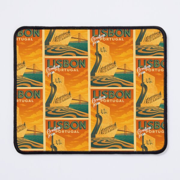 Item preview, Greetings from LISBON - Padrão dos Descobrimentos – Urban Retro Dreams designed and sold by Earth Celebration Designs.
