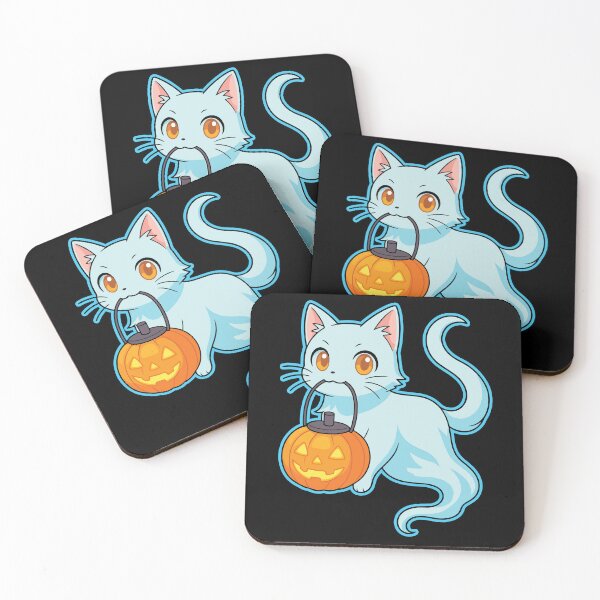 Item preview, Ghost Kitty designed and sold by GhoulishGraphX.