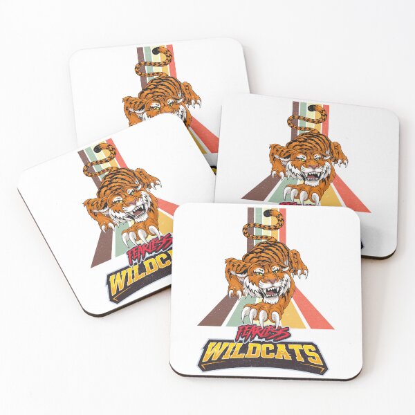 Item preview, Retro Fearless Wildcats Tiger Distress designed and sold by CreativeCrewApp.