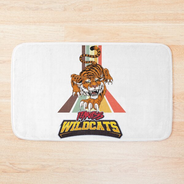 Item preview, Retro Fearless Wildcats Tiger Distress designed and sold by CreativeCrewApp.