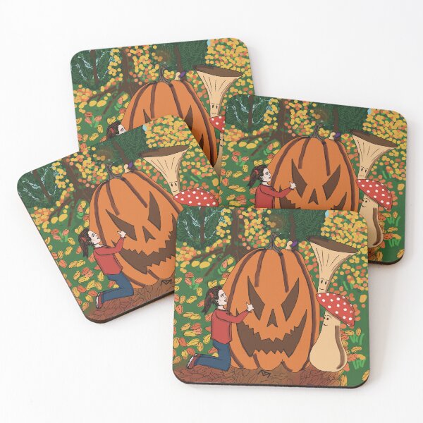 Item preview, Hugging a pumpkin to cheer it up designed and sold by CosmicFunGirl.