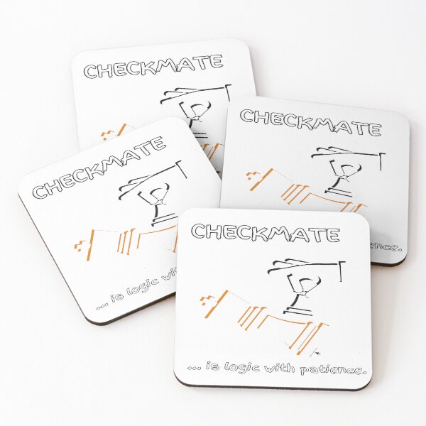 Item preview, Checkmate  —is Logic with Patience designed and sold by PawnShiftGoods.