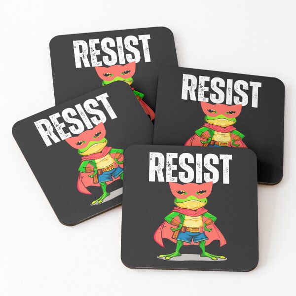 Item preview, Frog Hero Resist Chicago Portland Los Angeles We the people designed and sold by erozzz.