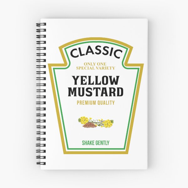 Item preview, Classic Yellow Mustard Retro Label Art designed and sold by GamerGearTees.