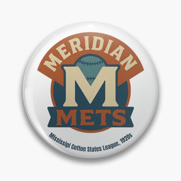 Item preview, Meridian Mets – Mississippi Cotton States League Baseball Team (Vintage Logo) designed and sold by BackstopAndCo.