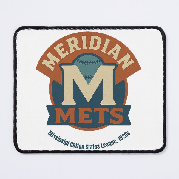 Item preview, Meridian Mets – Mississippi Cotton States League Baseball Team (Vintage Logo) designed and sold by BackstopAndCo.