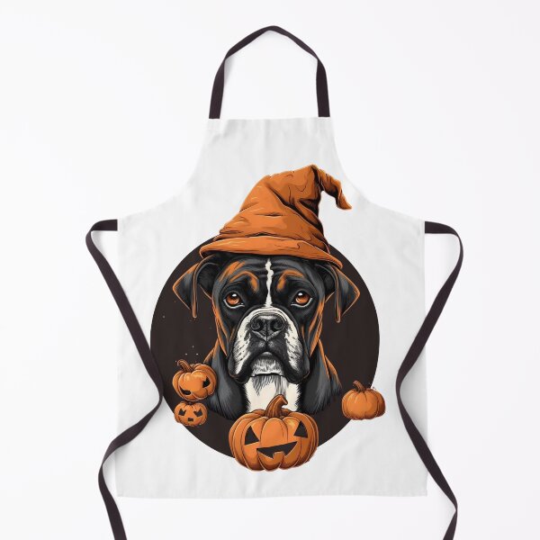 Artikelvorschau, Entzückende Boxerhund-Gruselkunst – Halloween-Design-Geschenkidee entworfen und verkauft von LuizLentini.