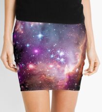 Colorful Galaxy Pattern Mini Skirt