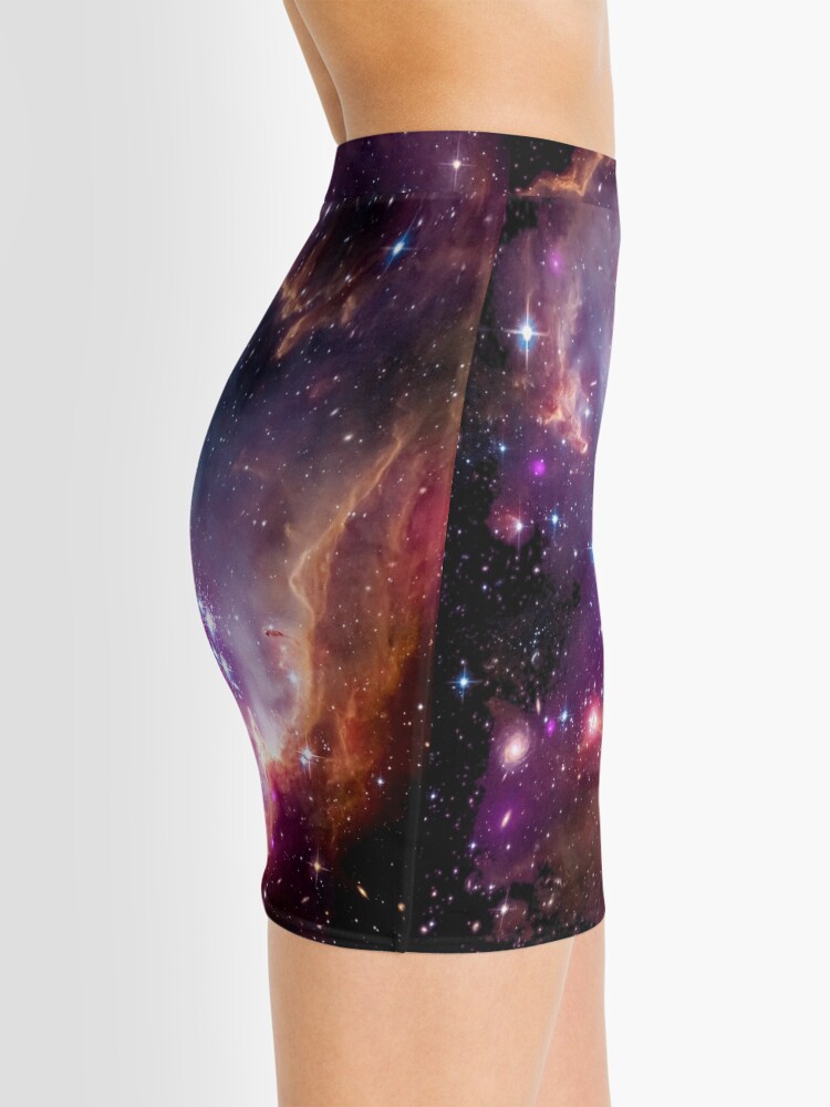Discover Colorful Galaxy Pattern Mini Skirt