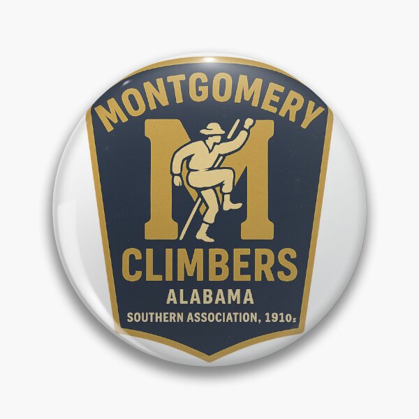 Item preview, Montgomery Climbers – Southern Association Baseball Team (Vintage Logo) designed and sold by BackstopAndCo.