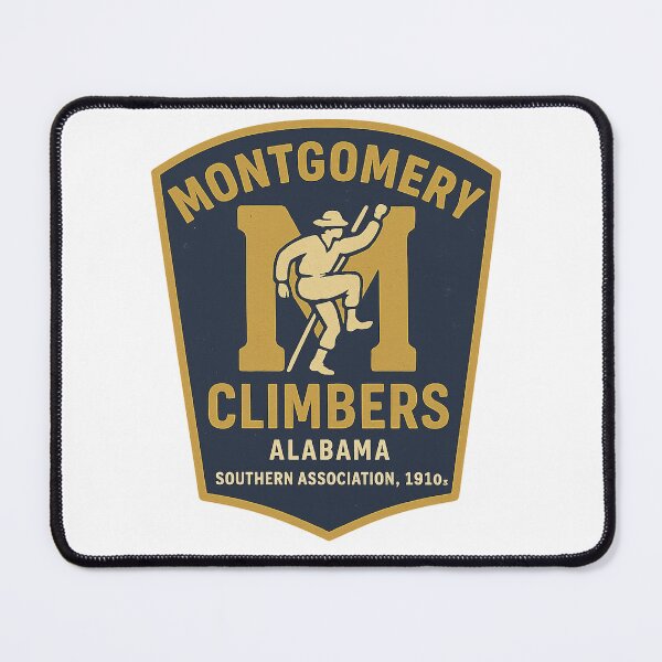 Item preview, Montgomery Climbers – Southern Association Baseball Team (Vintage Logo) designed and sold by BackstopAndCo.