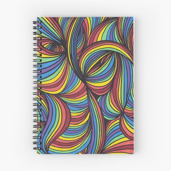 Item preview, Rainbow Swirls designed and sold by UnderstairsArt.
