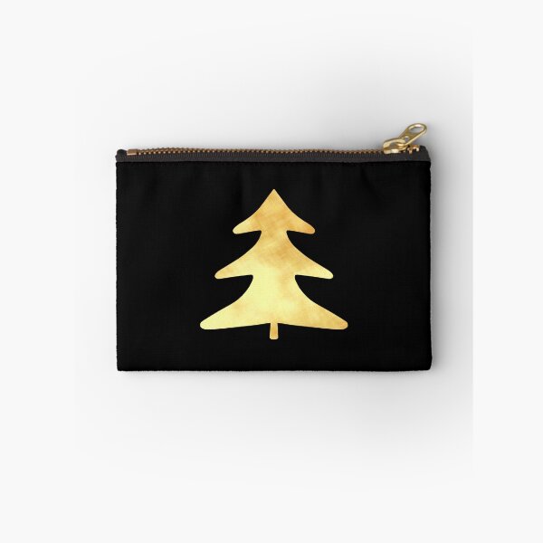 Item preview, Golden Pine Tree on black - Calm, Sensory-Friendly designed and sold by CreaTwinkles.