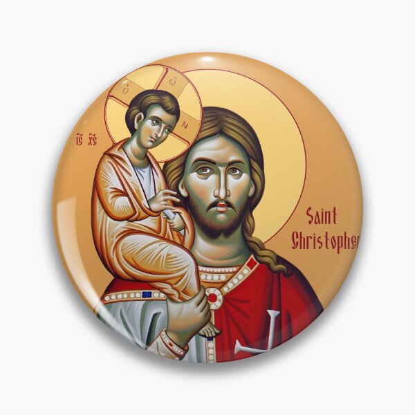 Item preview, Saint Christopher, Orthodox icon  designed and sold by orthodox-icon.