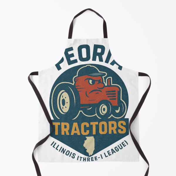 Artikelvorschau, Peoria Tractors – Illinois Three-I League Vintage Baseball-Logo entworfen und verkauft von BackstopAndCo.