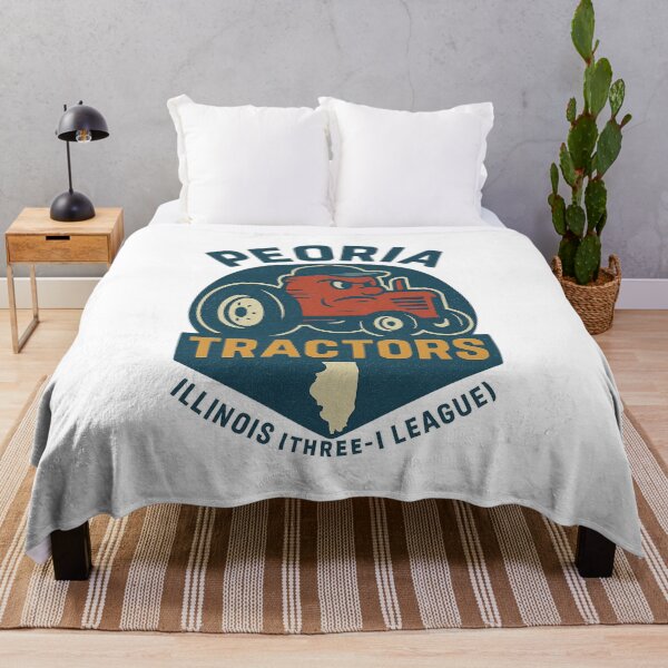 Item preview, Peoria Tractors – Illinois Three-I League Vintage Baseball Logo designed and sold by BackstopAndCo.