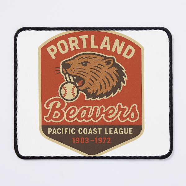 Item preview, Portland Beavers – Pacific Coast League Vintage Baseball Logo designed and sold by BackstopAndCo.