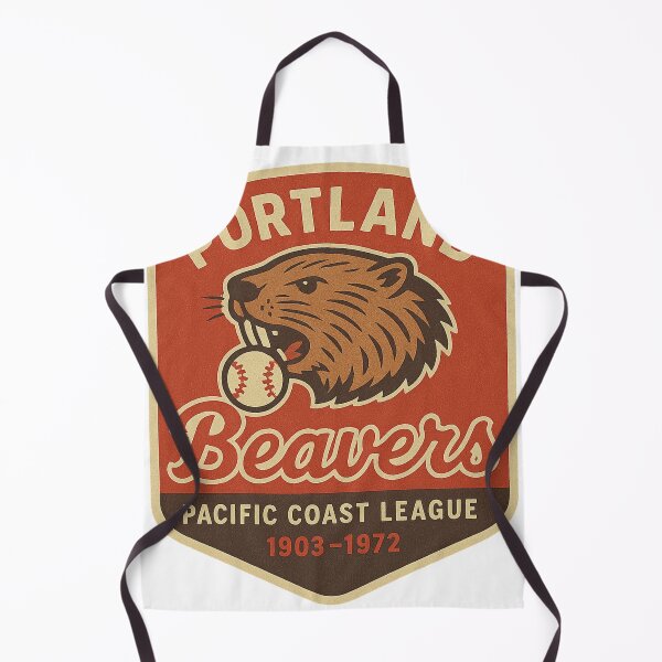 Artikelvorschau, Portland Beavers – Vintage-Baseball-Logo der Pacific Coast League entworfen und verkauft von BackstopAndCo.