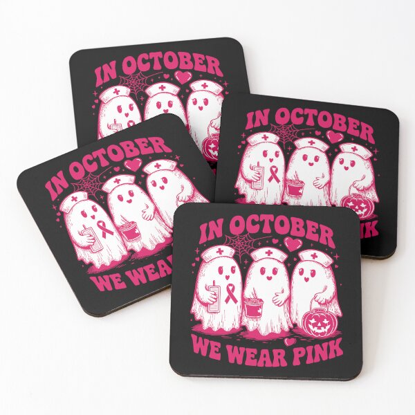 Item preview, In October We are Pink Nurse Ghost Halloween 2025 Funny designed and sold by GregArtShop.