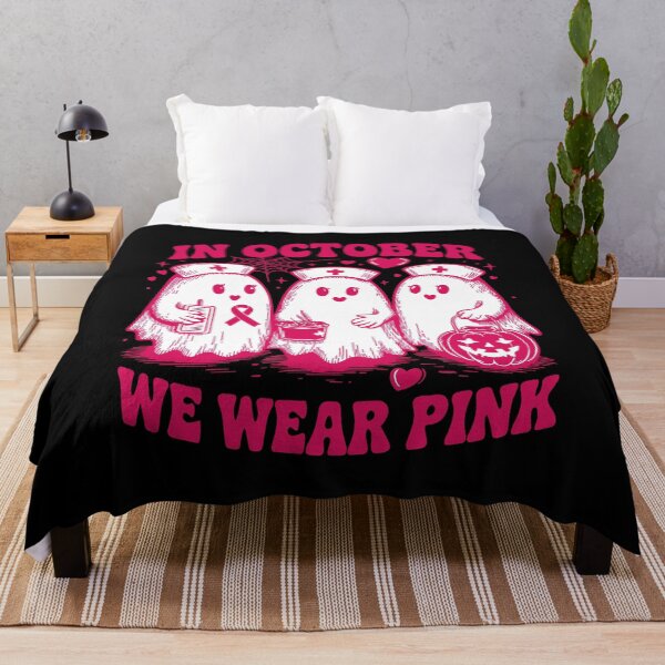 Item preview, In October We are Pink Nurse Ghost Halloween 2025 Funny designed and sold by GregArtShop.