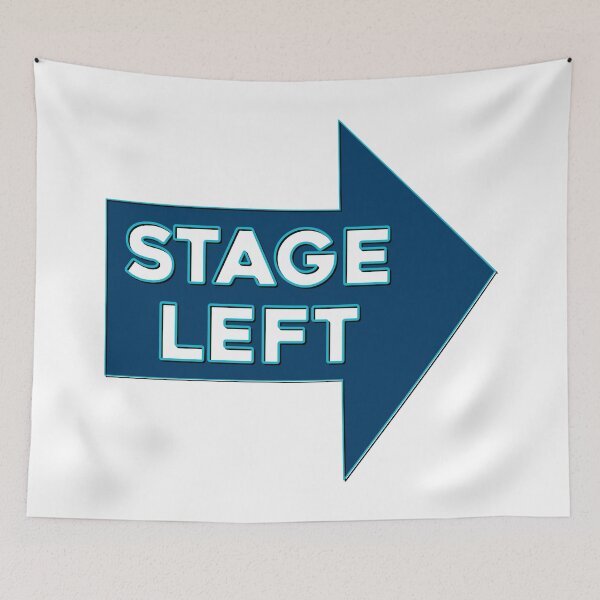 Item preview, Stage Left with arrow designed and sold by DaveDanchuk.