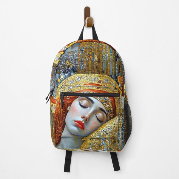 Item preview, Daydreamer - Portrait of a woman inspired by Klimt designed and sold by 3ling_Design.