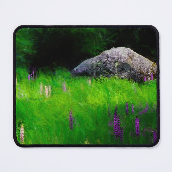 Item preview, Sunset on a Boulder Field in Lupine designed and sold by Wayne King.