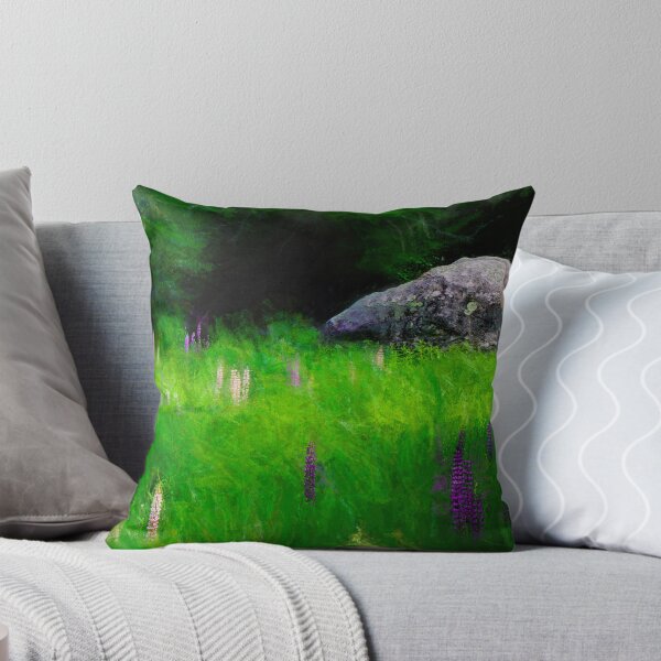 Item preview, Sunset on a Boulder Field in Lupine designed and sold by Wayne King.