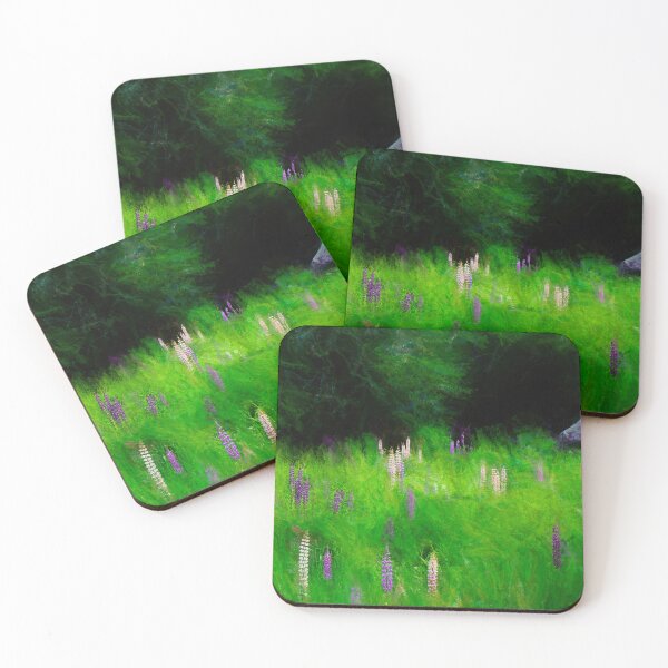 Item preview, Sunset on a Boulder Field in Lupine designed and sold by Wayne King.