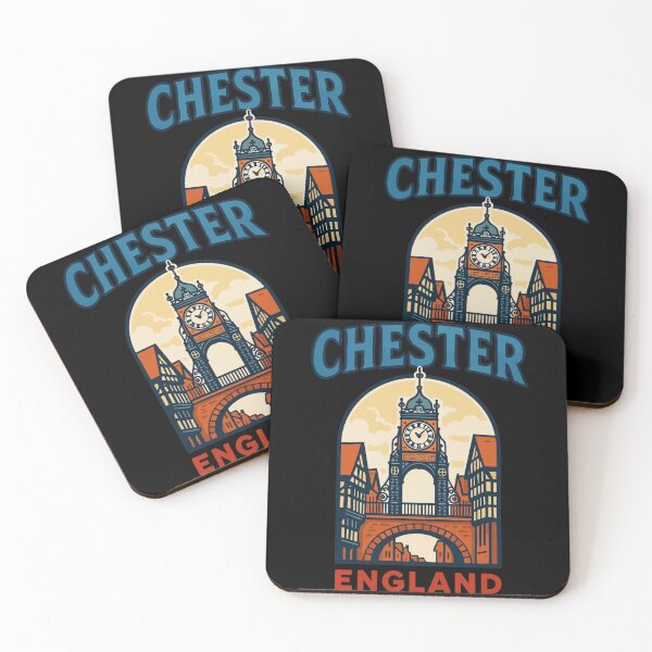 Item preview, Chester Clock Tower England Vintage Travel designed and sold by TomFrontierArt.