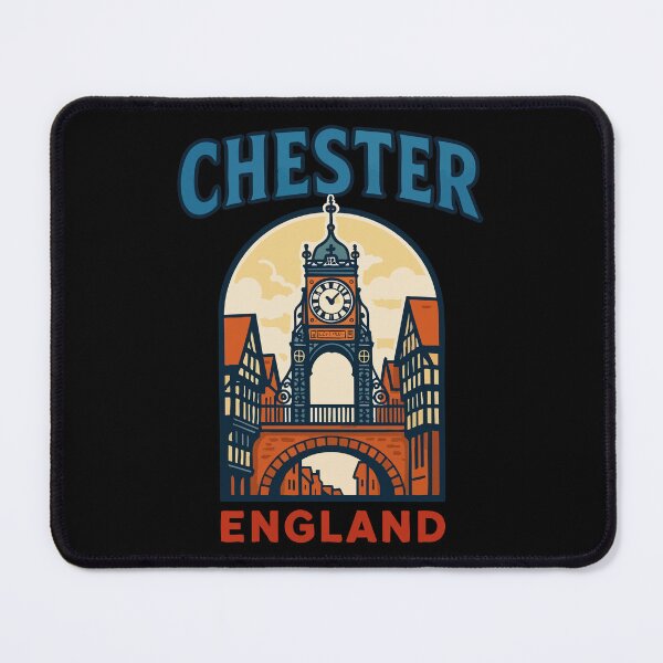 Item preview, Chester Clock Tower England Vintage Travel designed and sold by TomFrontierArt.
