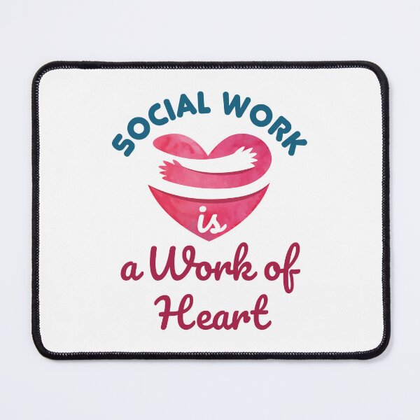 Item preview, Social Work is a Work of Heart Social Worker LCSW designed and sold by jaygo.
