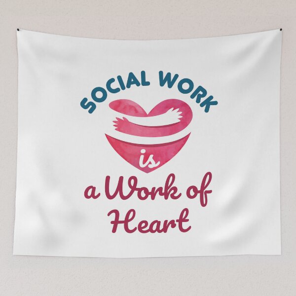 Item preview, Social Work is a Work of Heart Social Worker LCSW designed and sold by jaygo.