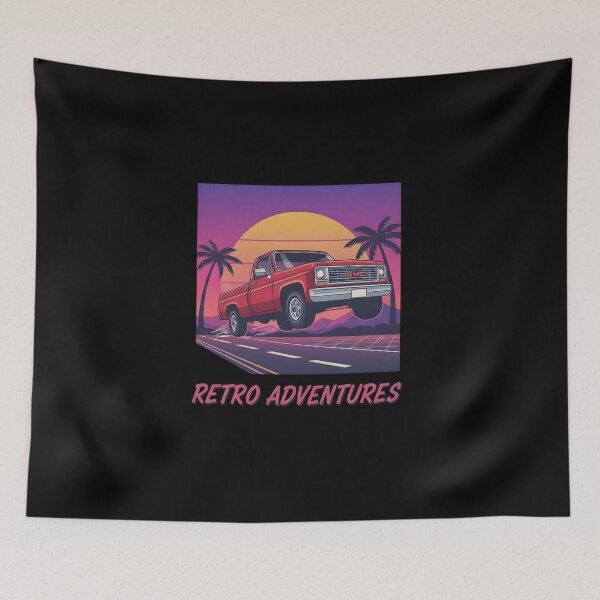 Item preview, Retro 80s Jump Truck Design - Vintage Action Movie Vibe designed and sold by Painter1Joyx.