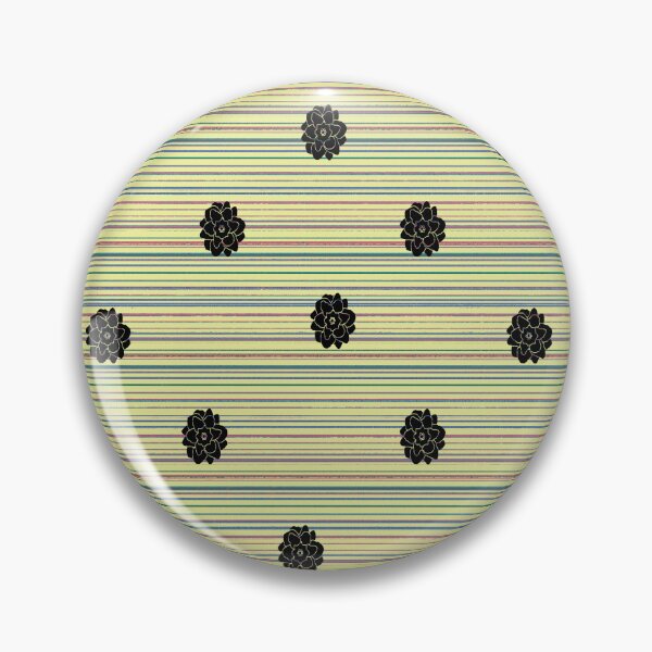 Item preview, Striped Botanical Floral Pattern designed and sold by PVTCreations.