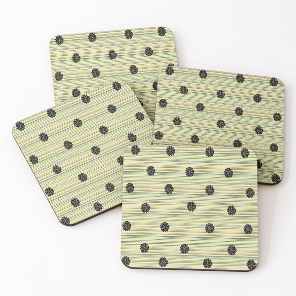 Item preview, Striped Botanical Floral Pattern designed and sold by PVTCreations.